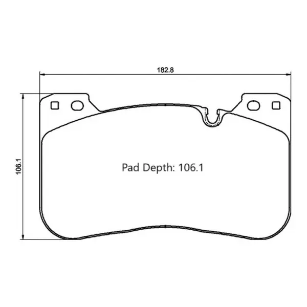 PAGID 8288-RSL29 Front Brake Pads for BMW M5 (F90) / M8