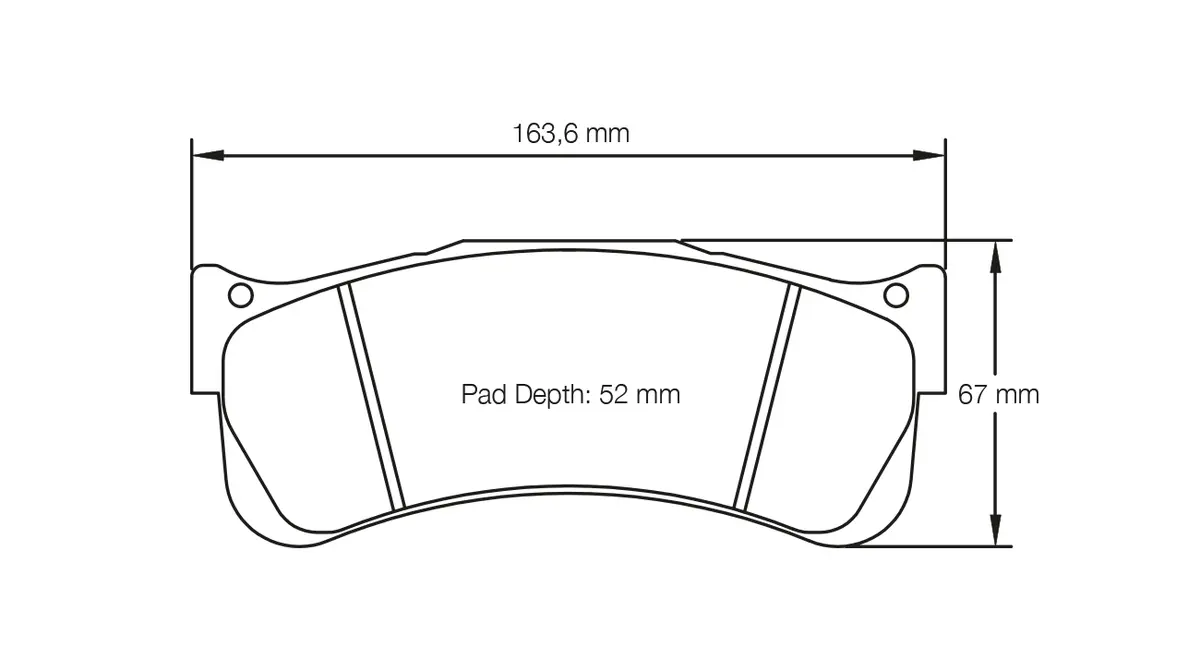 PAGID 8087-RSL1E Front Brake Pads for for PORSCHE 911 GT3 Cup (992) 2021+