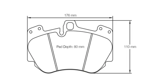 PAGID 4907-RSC2 Front Brake Pads for LAMBORGHINI Huracan / AUDI R8 5.2 FSI quattro
