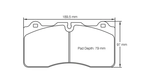 PAGID 4945-RSC1 Front Brake Pads for NISSAN GT-R (R35) Ceramic Brakes