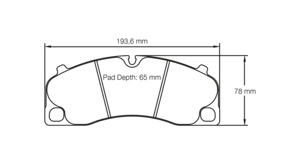 PAGID 4908-RSC1 Front Brake Pads for PORSCHE 718 Cayman GTS 4.0 982C (PCCB brakes) / 991.2 3.0 Carrera GTS (iron brakes)