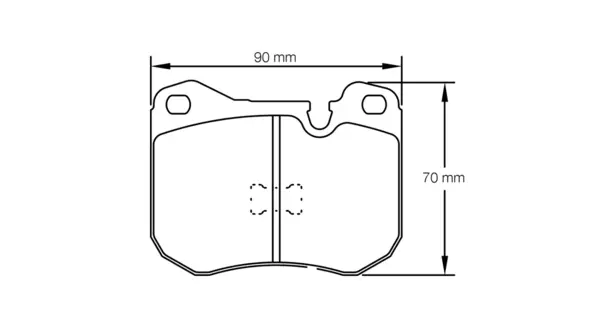 PAGID 4702-RSH42 Front Brake Pads for PORSCHE 944 2.5 / 2.5 S / 2.7