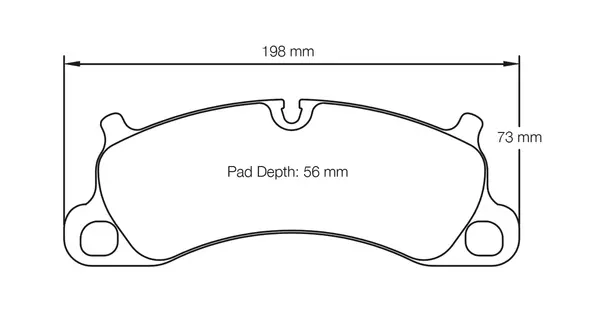 PAGID 4922-RSL1 Front Brake Pads for PORSCHE 991 Carrera S / 4S (iron)