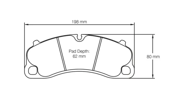 PAGID 4924-RST3 Front Brake Pads for PORSCHE 991 Turbo / GT3 / 981 GT4 (Iron) / 718 Cayman GT4 4.0 (982) (Cast Iron Brakes) / 992 3.0 Carrera 4S