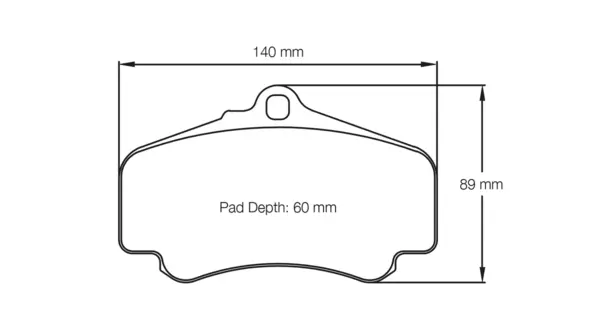 PAGID 2474-RSL29 Front Brake Pads for PORSCHE 997 Carrera S / 4S MK2 / 996 Turbo Iron Brakes