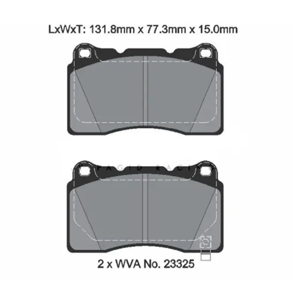 PAGID T8300SP2001 Front Brake Pads for SUBARU BRZ / TOYOTA GT86 / GR86 (STREET+)