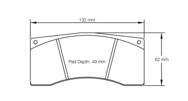 PAGID 1595-RST3 Front Brake Pads for TOYOTA GT86 2.0 GT R3 Rally / Citroën C3 R5