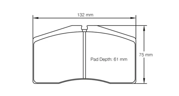 PAGID 1842-RS42 Front brake pads PORSCHE 993 Turbo/GT2/RS