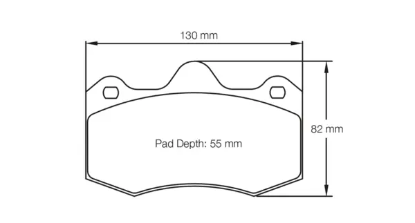 PAGID 4345-RS14 Front brake pads RS14 LOTUS EVORA