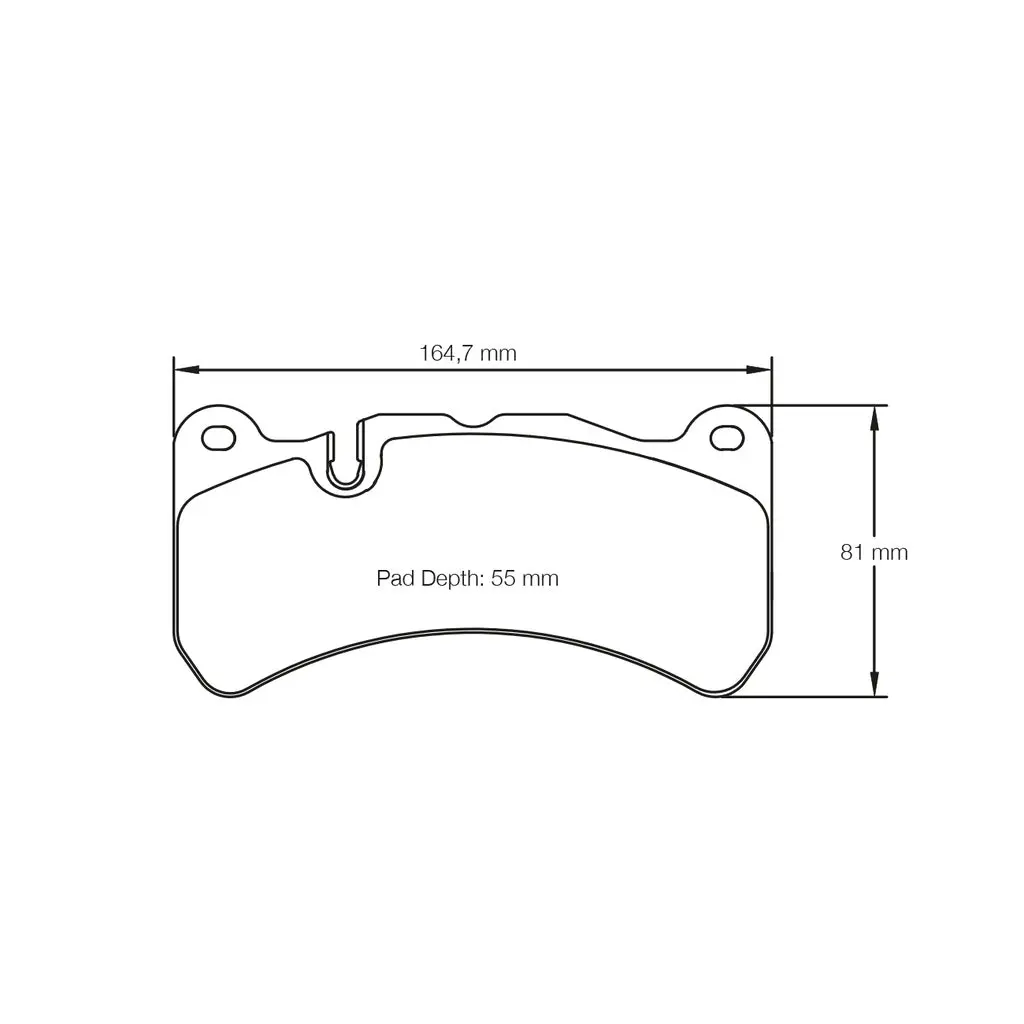 PAGID 8005-RSL19 Front Brake Pads RSL19 for SUBARU WRX STi 2017-