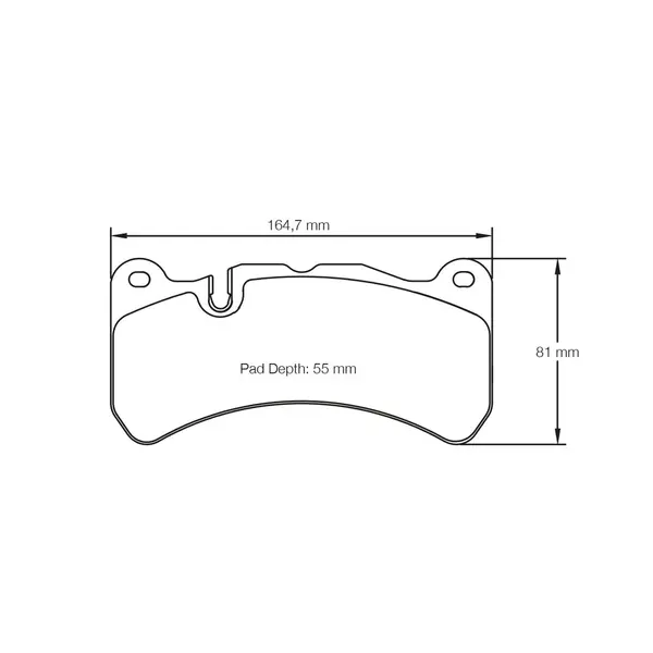 PAGID 8005-RSL19 Front Brake Pads RSL19 for SUBARU WRX STi 2017-