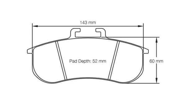 PAGID 8197-RSL29 Front brake pads RSL29 BMW M235i Racing / PFC ZR27 4 piston
