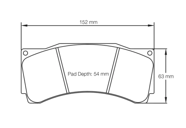 PAGID 1904-RST1 Front brake pads RST1 MITSUBISHI Lancer Evo X R4 Tarmac Rally / FORD Mustang FP350S AP brakes
