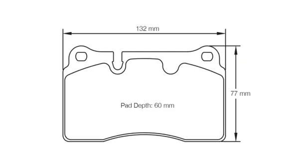 PAGID 4943-RSC1 Rear Brake Pads for Aston Martin DB9 / Vantage V12S (ceramic brake)