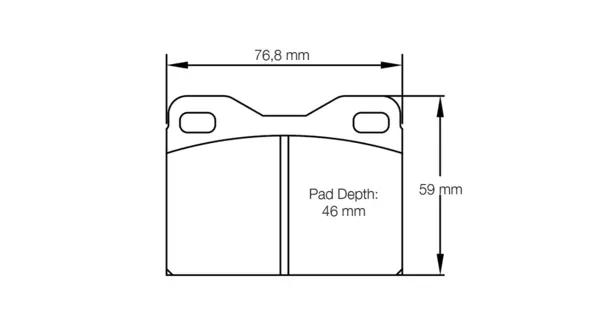 PAGID 1151-RSH42 Rear Brake Pads for MERCEDES-Benz 190 2.3 / 2.5 16V