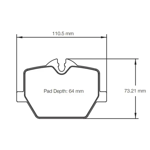 PAGID 8276-RSL29 Rear Brake Pads for TOYOTA GR Supra (A90) / BMW Z4 (G29) M Sport Iron Brakes