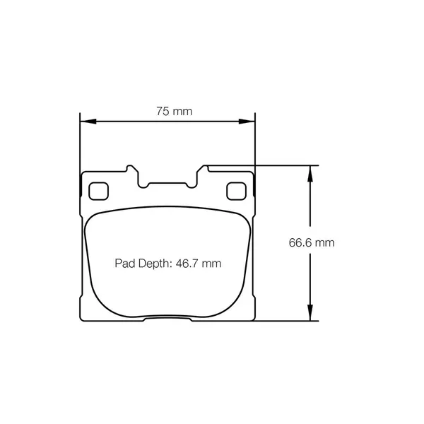 PAGID 8300-RST3 Rear Brake Pads for TOYOTA GR Yaris 2020-