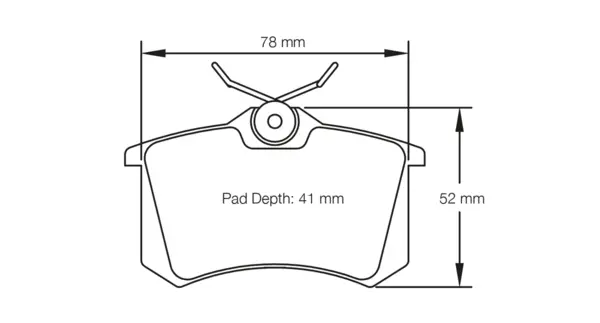 PAGID 1158-RS42 Rear Brake Pads for VW Polo (MK5) 2.0R WRC (street car)