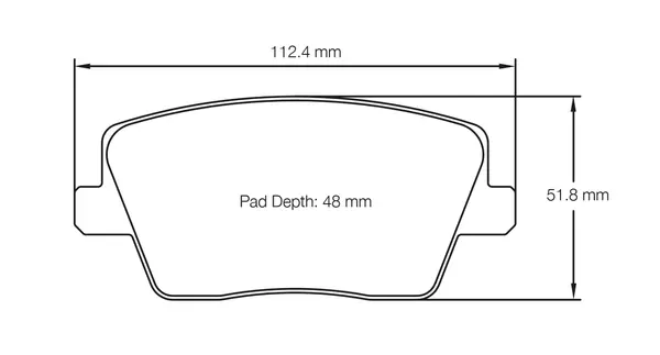 PAGID 7035-RSL2 Rear brake pads RSL 2 HYUNDAI i30 N/Veloster N / KIA Pro Ceed 1.6 GT