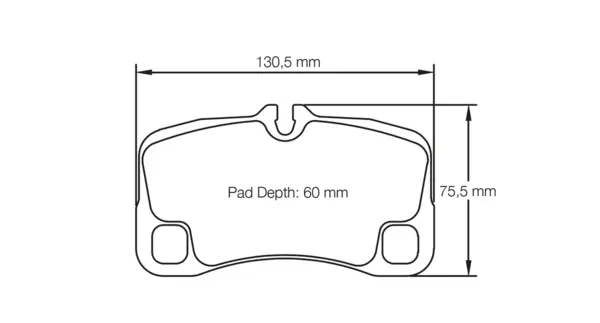 PAGID 8008-RSL29 Rear brake pads RSL29 PORSCHE 997 GT3 Cup [17 mm thick pads]