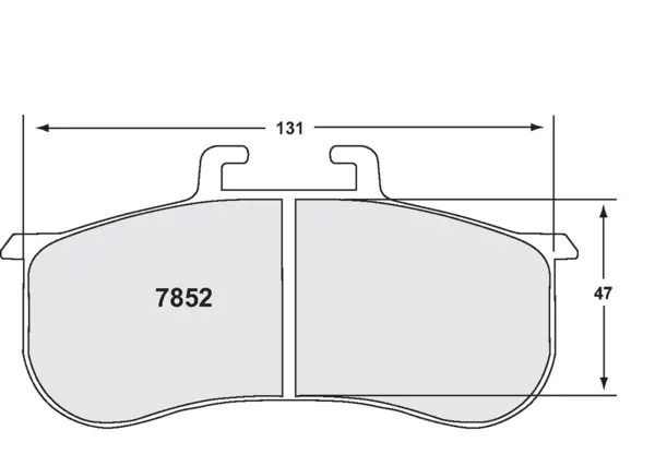 PFC 7852.11.21.44 Brake Pads for BMW M3 (E46) ZR33 / ZR45 Caliper