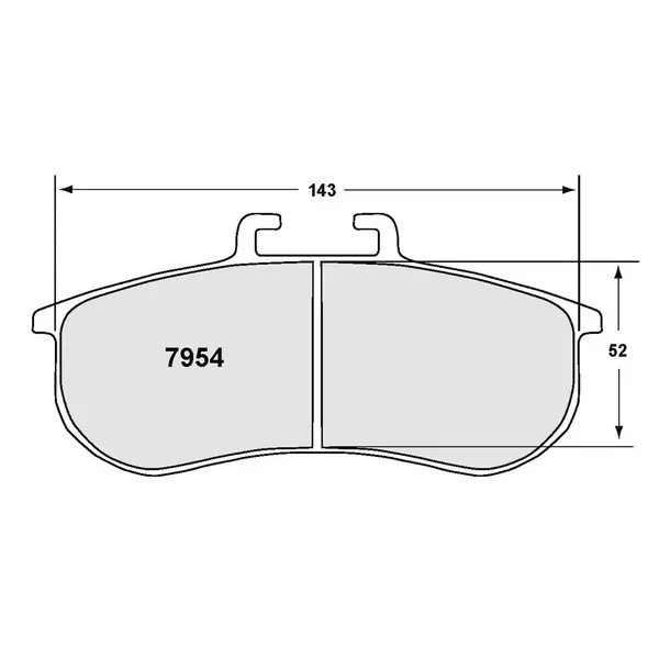 PFC 7954.331.28.44 Brake Pads for BMW M3 (E92) / M235i Racing