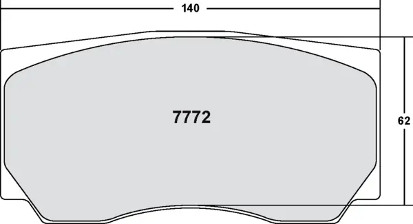 PFC 7772.13.18.44 Brake Pads for FIAT Grande Punto Tarmac