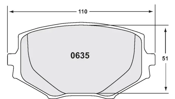 PFC 0635.14.13.44 Brake Pads for MAZDA MX-5 1994-2005