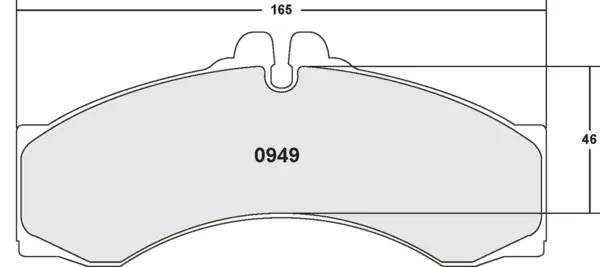 PFC 0949.10 Brake Pads for MERCEDES-Benz Sprinter 400 Series (Z-Rated Compound)