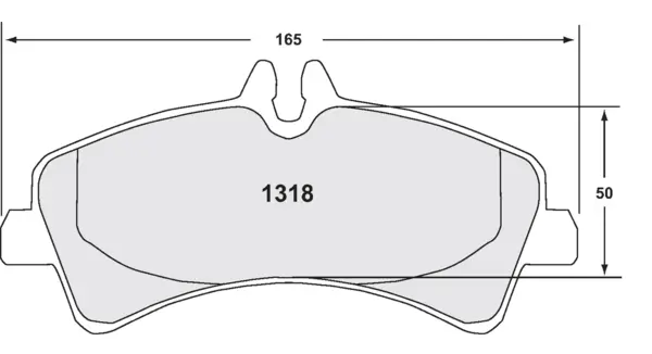 PFC 1318.10 Brake Pads for MERCEDES-Benz Sprinter 5t (Z-Rated Compound)