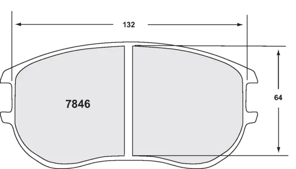 PFC 7846.01.29.34 Brake Pads for ZR36 Caliper