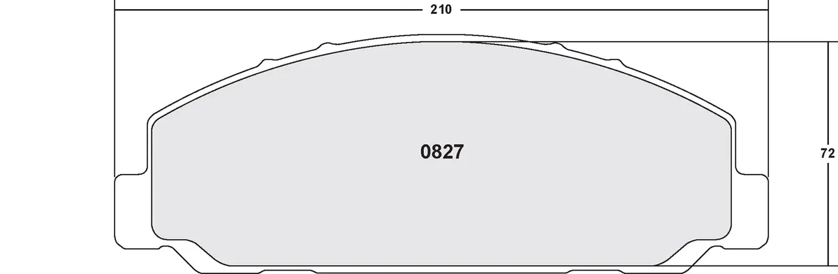 PFC 0827.22 Front Brake Pads (Z-Rated Compound)