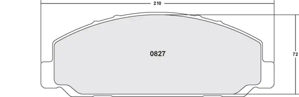 PFC 0827.22 Front Brake Pads (Z-Rated Compound)