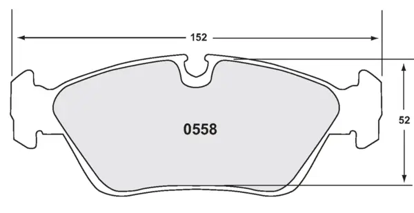 PFC 0558.08.18.44 Front Brake Pads for BMW 1 Series (E87) / Z4 (E85 / E86)