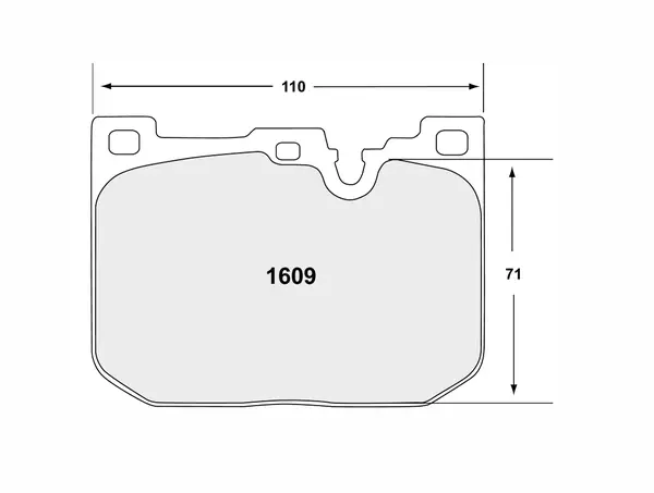 PFC 1609.08.17.44 Front Brake Pads for BMW M2 (F87) / M3 (F80) / M4 (F82 / F83)