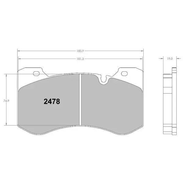 PFC 2478.331.19.44 Front Brake Pads for BMW M2 (G87) / M3 (G80) / M4 (G82)