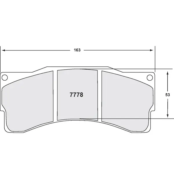 PFC 7778.11.25.44 Front Brake Pads for Caliper AP Racing CP6230 / Brembo B55 Family / BMW Z4 GT3