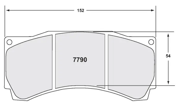 PFC 7790.01.18.44 Front Brake Pads for Caliper AP Racing CP9660