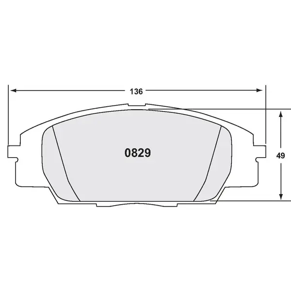 PFC 0829.68.16.64 Front Brake Pads for HONDA S2000 (AP1 / AP2)