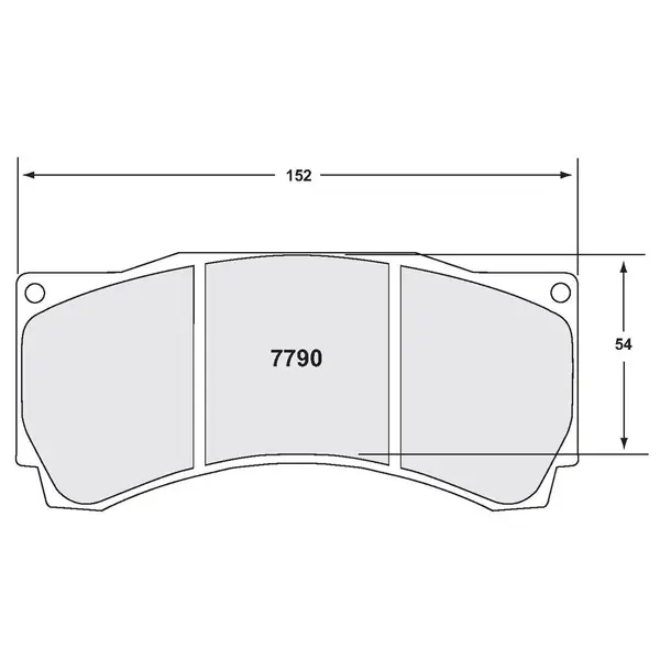 PFC 7790.68.17.64 Front Brake Pads for LOTUS Emira GT4 (Type 131) 2024-2026