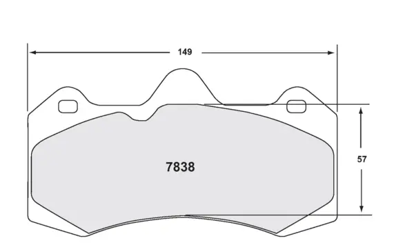 PFC 7838.08.17.44 Front Brake Pads for MCLAREN MP4-12C / 675LT / SEAT Leon Cup