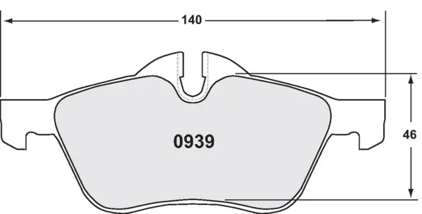 PFC 0939.97.18.44 Front Brake Pads for MINI Cooper S (R50 / R52 / R54)