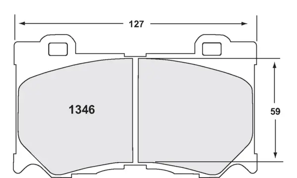 PFC 1346.22 Front Brake Pads for NISSAN 370Z (Z-Rated Compound)