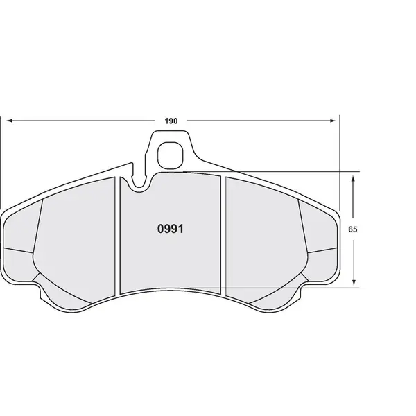 PFC 0991.68.17.64 Front Brake Pads for PORSCHE 911 GT2 / GT3 / GT3RS (997)
