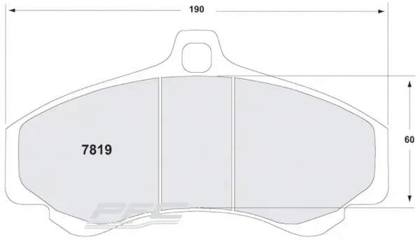 PFC 7819.11.17.44 Front Brake Pads for PORSCHE 996 GT2/GT3 Mk2/997 GT3/Turbo