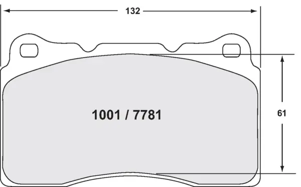 PFC 7781.01.15.44 Front Brake Pads for RENAULT Megane 3 RS / HONDA Civic Type R (FK2 / FK8) / MITSUBISHI EVO 4-X / SUBARU STI