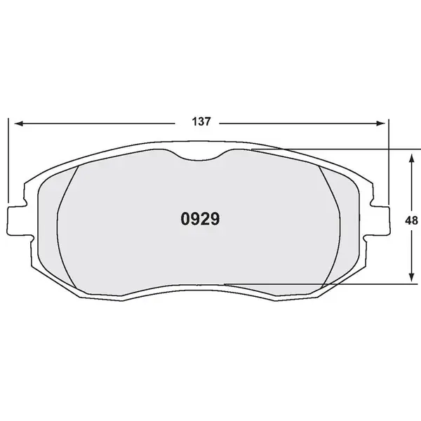 PFC 0929.68.17.64 Front Brake Pads for SUBARU BRZ (ZC6) / TOYOTA GT86 (ZN6)