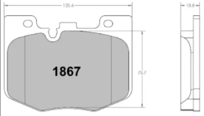 PFC 1867.10 Front Brake Pads for TOYOTA GR Supra Mk5 / BMW G-series (G20 / G30 / G31/ G32 / G11 / G12 / G01 / G02 / G05 / G29) (Z-Rated Compound)