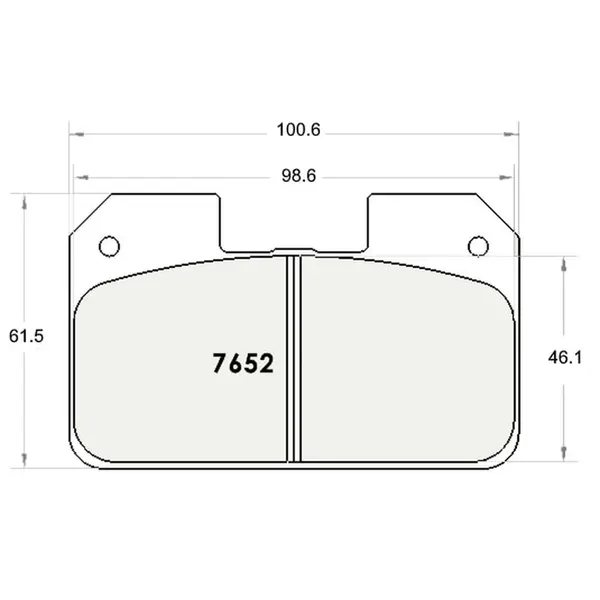 PFC 7652.68.15.44 Front Brake Pads for WILWOOD Dynalite Universal