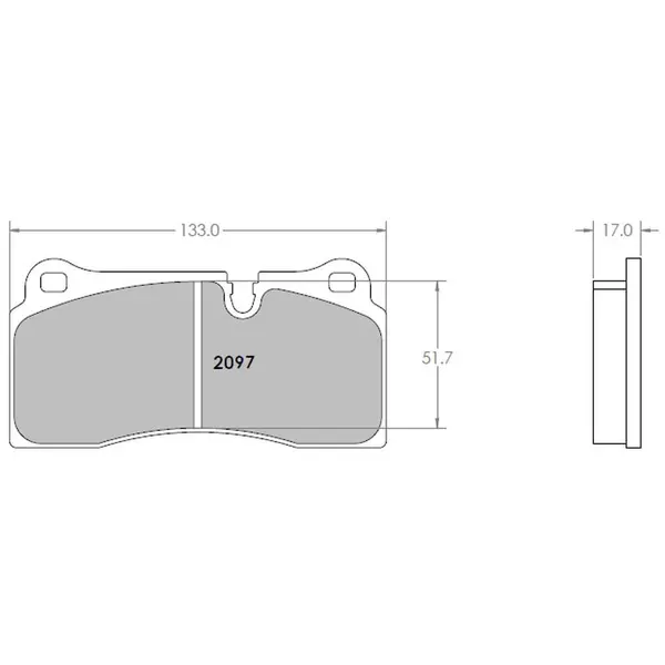 PFC 2097.68.17.64 Rear Brake Pads for BMW M2 Competition (F87)
